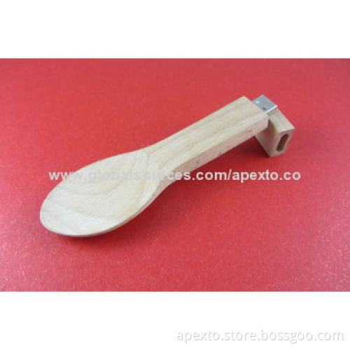 Wooden Spoon USB Flash Drive with 1 or 2GB Capacity, Customized Logo Printing or Engraving
